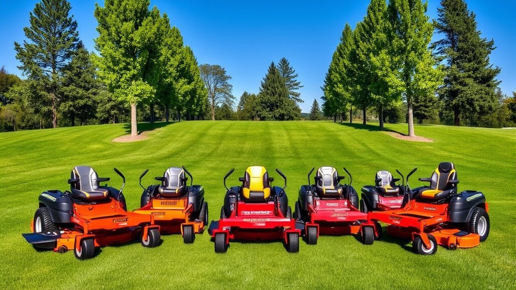 top zero turn mower brands