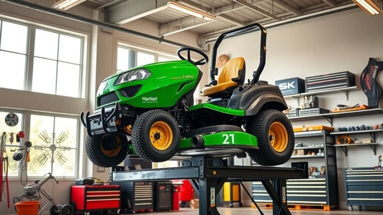 top zero turn mower lifts