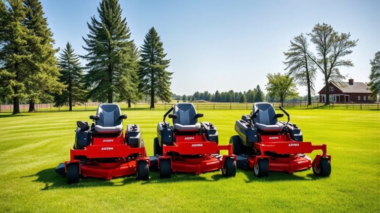 top zero turn mowers