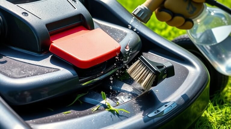 mower deck cleaning tips