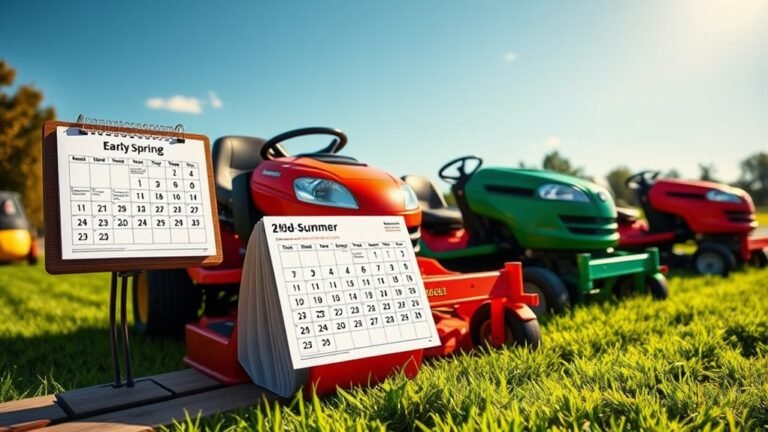 optimal 2027 mower purchase times