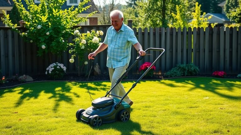 senior friendly lawn mowers