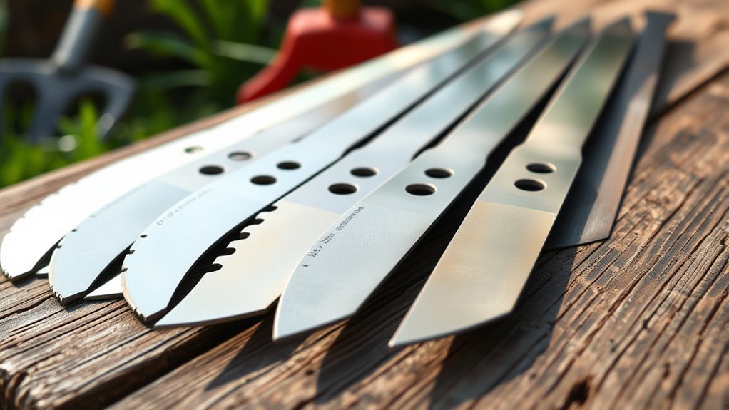 top commercial mower blades