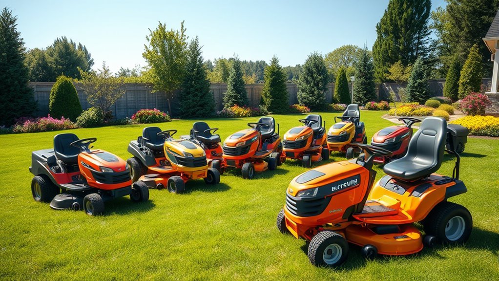top electric lawn mowers