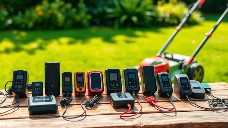 top lawn mower battery chargers