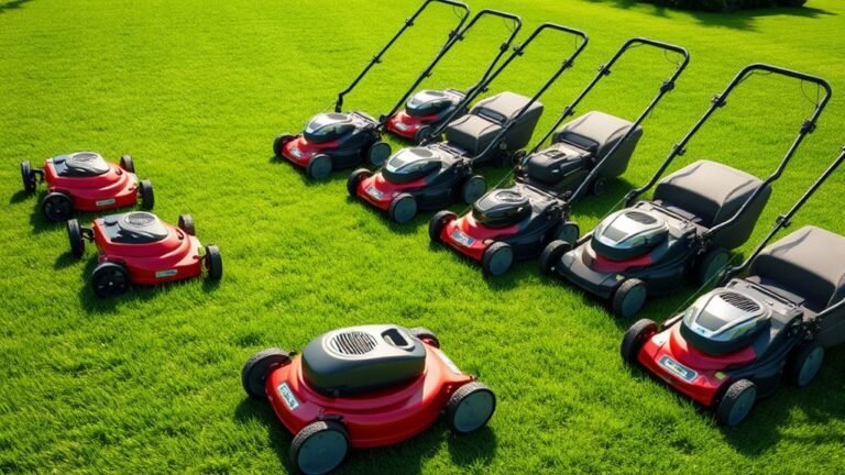 top push mowers with bags