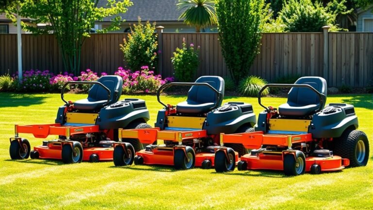 top rear discharge mowers