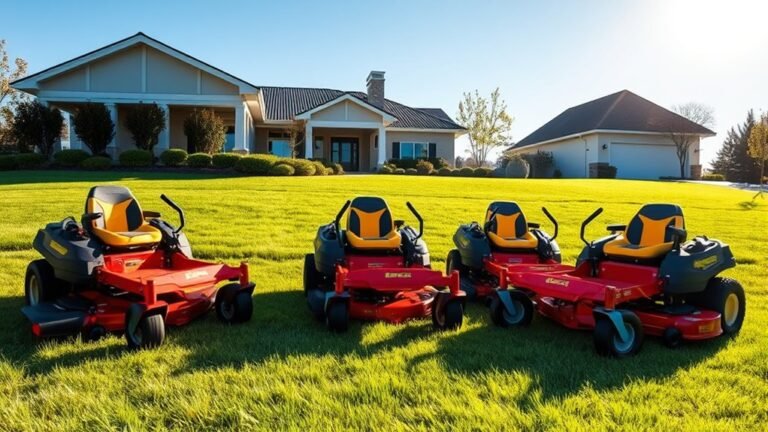 top residential zero turn mowers