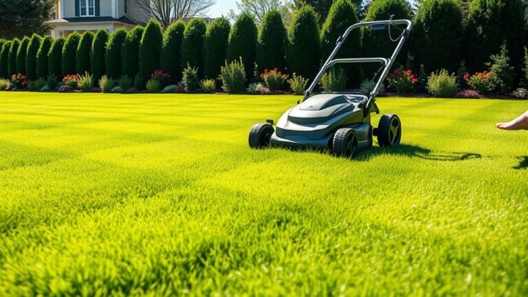 top striping push mowers