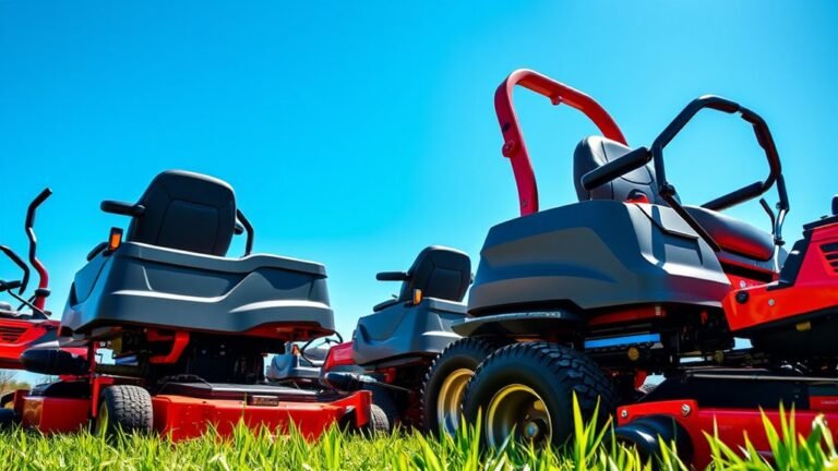 top suspension zero turn mowers