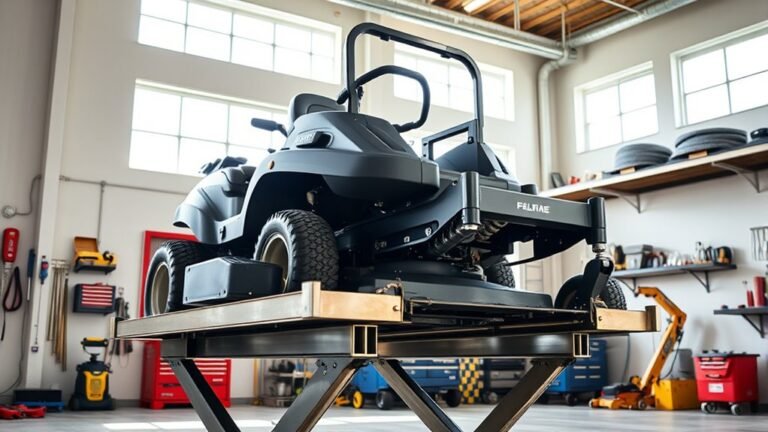 top zero turn mower lifts