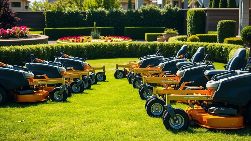 top zero turn mowers