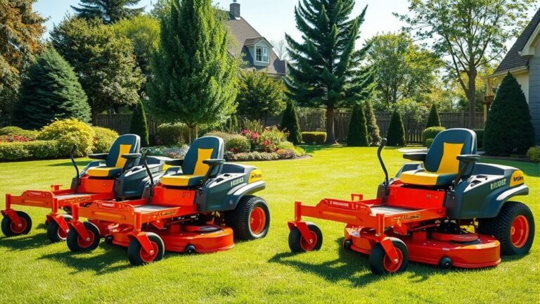 top zero turn mowers
